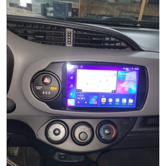 TOYOTA YARIS Τοποθέτηση οθόνη DIGITAL IQ RTG 4737_CPA (9inc)